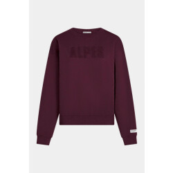 Penn & Ink W26f1927 351 penn en ink sweater print aubergine
