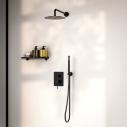 Mirlux Inbouw regendouche riva mat met thermostaatkraan 25 cm