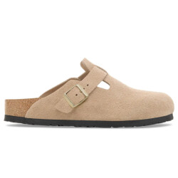 Birkenstock Boston suède smal voetbed unisex instapper