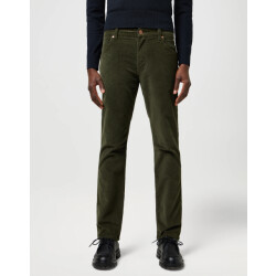 Wrangler Greensboro heren regular-fit corduroy forest night