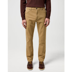 Wrangler Larston heren slim-fit broek tigers eye