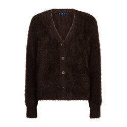 Red Button Rb fuzzy cardigan espresso