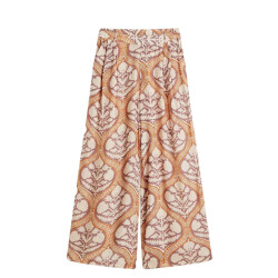 Summum 4s2901-12121 trousers art deco print