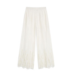Summum 4s2901-12463 trouser crinkle embro