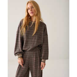 Summum 3s5369-30794 120 sweatshirt check jacquard multicolour