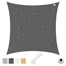 4gardenz Schaduwdoek waterafstotend vierkant 4x4 mtr -