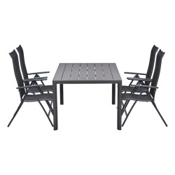 Garden Impressions Limone/gosford tuinset 4 pers met verstelbare stoelen