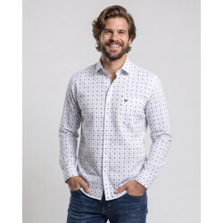 Campbell Casual overhemd donker
