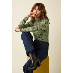 King Louie 11018 rollneck leia posey green