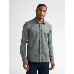 Petrol Industries Heren overhemd m-3060-sil401 6186 teal green