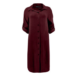 FOS Amsterdam Fos 7771 jurk lina uni plum
