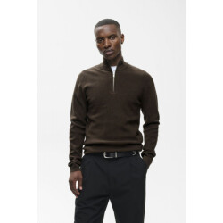 Matinique Lagoon half zip trui turkisch coffee
