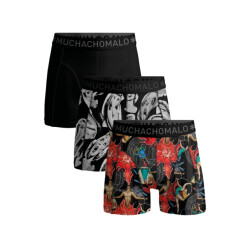 Muchachomalo Circus1010 print black heren boxers