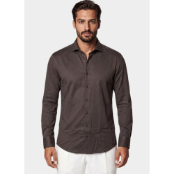 R2 Amsterdam Overhemd heren knitted dobby shirt 134.wsp.009/041