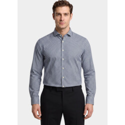 R2 Amsterdam Overhemd extra lange mouw printed single jersey shirt 134.wsp.xls.008/010