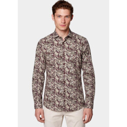R2 Amsterdam Overhemd heren floral print on poplin 134.wsp.066/080