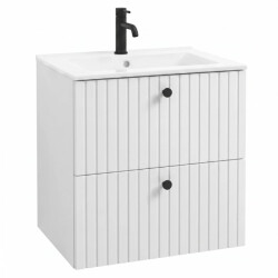 Badplaats Badkamermeubel set fargo 60 x 45 cm – mat – hangend wastafelmeubel