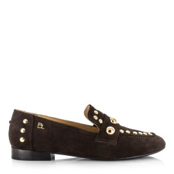 Babouche Mell mocca loafers loafers dames