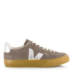 Veja Campo suede moonrock silver lage sneakers dames