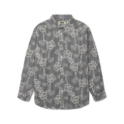 Woodbird brooks emb shirt 2636-712 black white