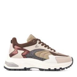 VIA VAI Liz leighton struzzo grigio lage sneakers dames