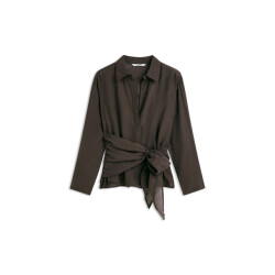 Summum Top wrap lyocell blend blouses 2s3521-12492