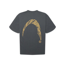 Woodbird Wbbaine warp tee 2626-416 slate blue