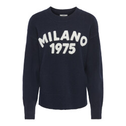 Jacqueline de Yong ciao l/s o-neck pullover knt 15376534 sky captain