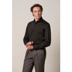 Profuomo shirt x-cutaway sf ppxh30021f h2 dark brown