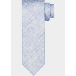 Profuomo Stropdas tie silk print light blue ppwa10039/b