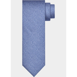 Profuomo Stropdas tie silk print light blue ppwa30020/b