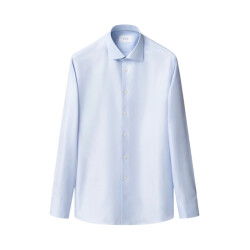 Eton Herringbone signature twill lange mouw overhemden 100015800
