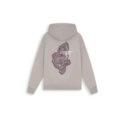 Pure Path Tree trunk hoodie taupe