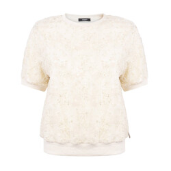 Jansen Amsterdam Top korte mouw blanche w26