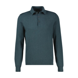 Lerros Heren polo 2695220 666 cedar green melange