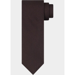 Profuomo Stropdas tie silk woven brown ppwa10011/b