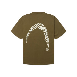 Woodbird baine warp tee 2626-416 dark olive