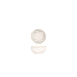 Rinart Serveerschaal sierra porselein 10 cm (200cc) set van 4
