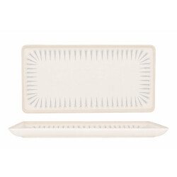 Rinart Serveerschaal sierra porselein 33x17 cm set van 2