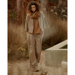 Summum 4s3042 12496 120 trousers check goji berry