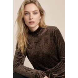 Helena Hart 7885 pull paillet choco