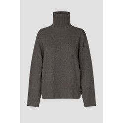 Second Female 59195 alpha knit t-neck 8004 black olive