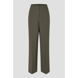 Second Female 58928 fique classic trousers 8004 black olive