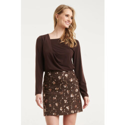 Smashed Lemon Top met asymmetrische halslijn |