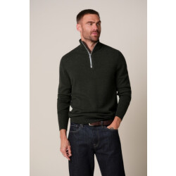 Profuomo Ppxj30012d pullover half zip green profu
