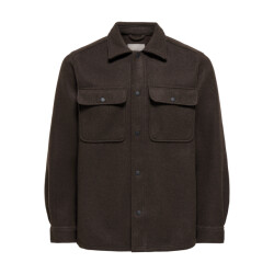 Only & Sons Only & sons onsash wool look overshirt
