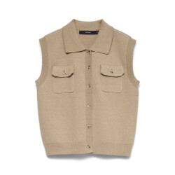 Vero Moda Vmbrisa gebreid polo gilet