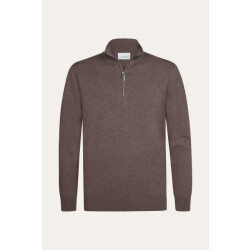 Profuomo pullover half zip ppxj30002d s aubergine