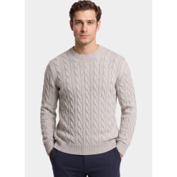 Bos Bright Blue Pullover heren 1191/4 off white