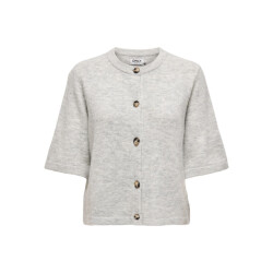 Only onlcamilla s/s cardigan knt noos 15348772 light grey melange
